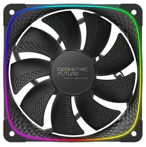 Вентилятор для корпуса Geometric Future Squama 2503RB 5V ARGB Reverse Black (1F2503R112001) (GF_SQM-2503RB-SP)