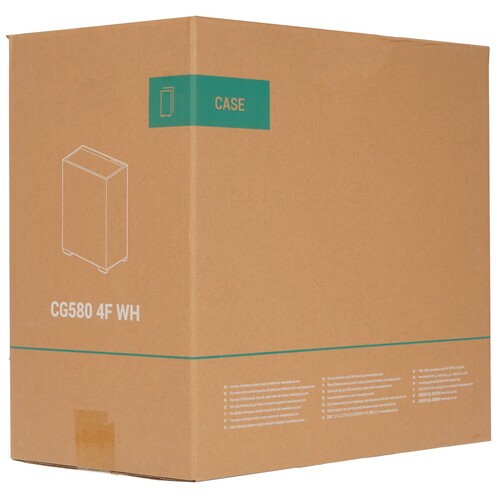 Компьютерный корпус Deepcool CG580 4F WH RGB White (R-CG580-WHADA4-G-1)
