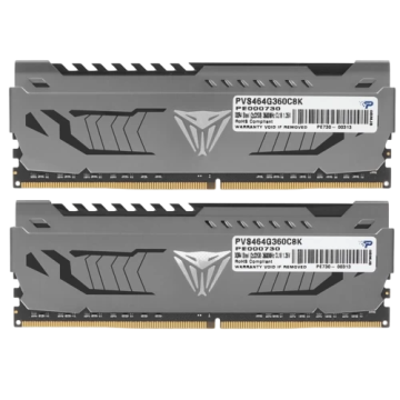 Оперативная память 64 Gb 3600 MHz PATRIOT VIPER STEEL (PVS464G360C8K)