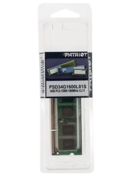 Оперативная память 4 Gb 1600 MHz PATRIOT SL (PSD34G1600L81S)