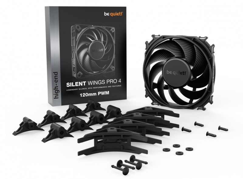 Вентилятор для корпуса Be Quiet! SILENT WINGS PRO 4 BL098