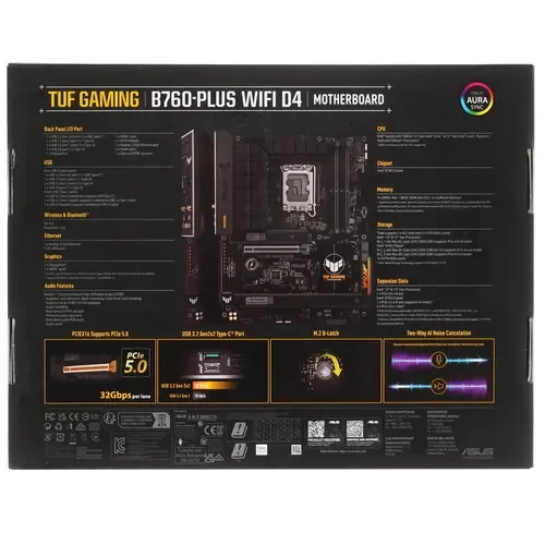 Материнская плата ASUS TUF GAMING B760-PLUS WIFI D4 90MB1DF0-M0EAY0