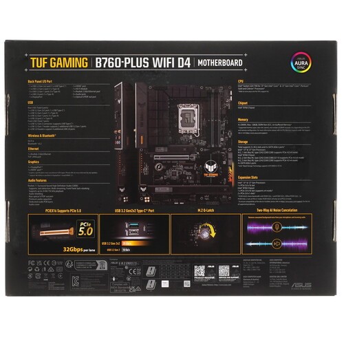 Материнская плата ASUS TUF GAMING B760-PLUS WIFI D4 90MB1DF0-M0EAY0