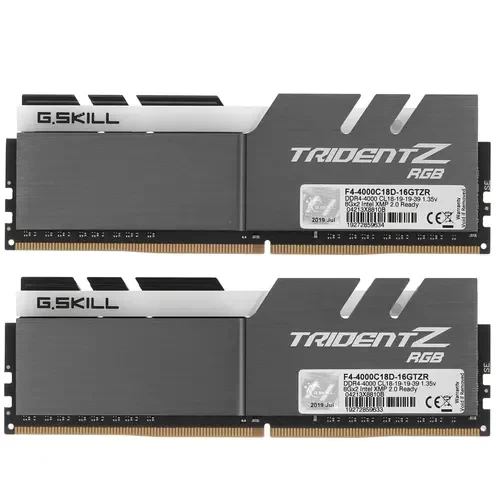 Оперативная память 16 Gb 4000 MHz G.Skill TRIDENT Z RGB (F4-4000C18D-16GTZR)