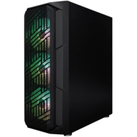 Компьютерный корпус 1STPLAYER FIREBASE XF ARGB Black (XF-BK-4F7)
