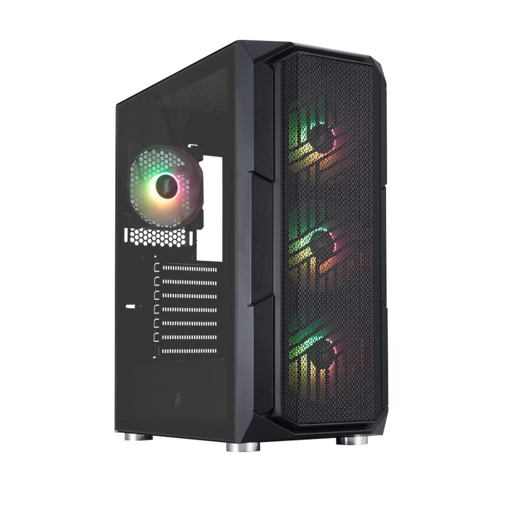 Компьютерный корпус 1STPLAYER FIREBASE XF ARGB Black (XF-BK-4F7)