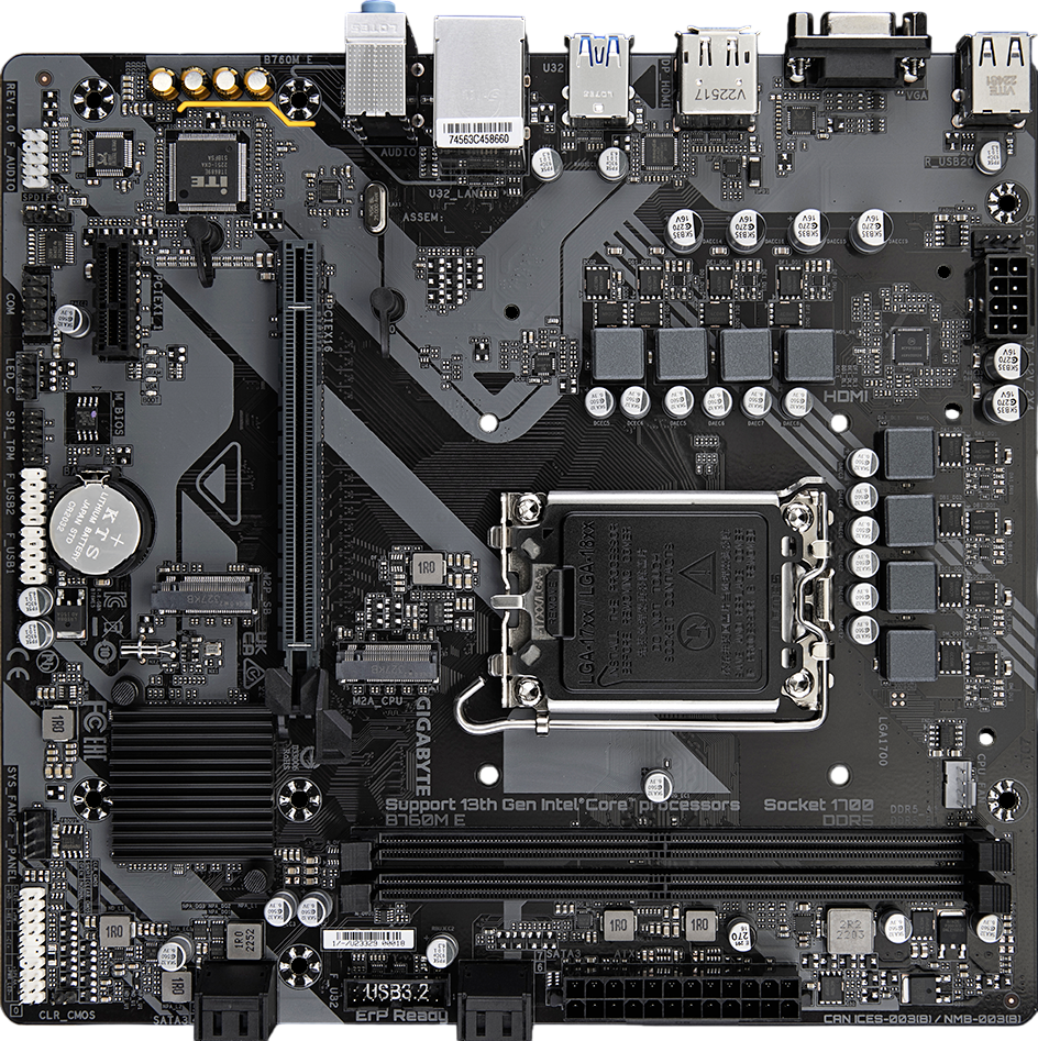 Материнская плата Gigabyte B760M E