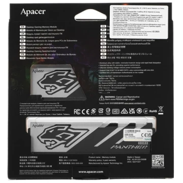 Оперативная память 32 Gb 5600 MHz Apacer Panther RGB OC Black/White (AH5U32G56C5229BAA-2)