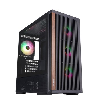 Компьютерный корпус 1STPLAYER WD7 ARGB Black (WD7-BK-4FA7-2FA7R)