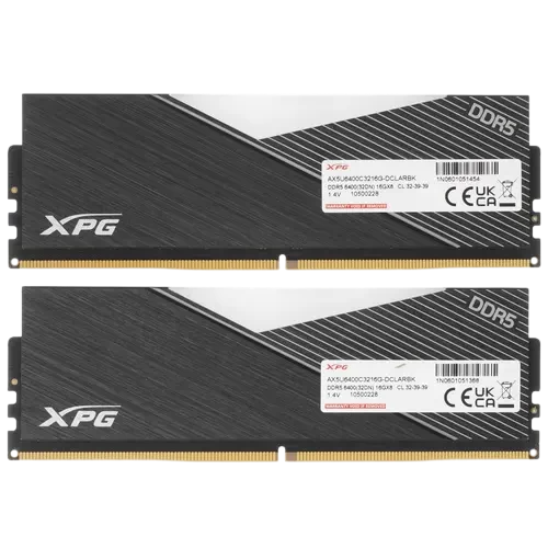 Оперативная память 32 Gb 6400 MHz ADATA XPG LANCER RGB (AX5U6400C3216G-DCLARBK)