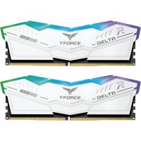 Оперативная память 48 Gb 7600 MHz Team Group T-FORCE DELTA RGB White (FF4D548G7600HC36EDC01)