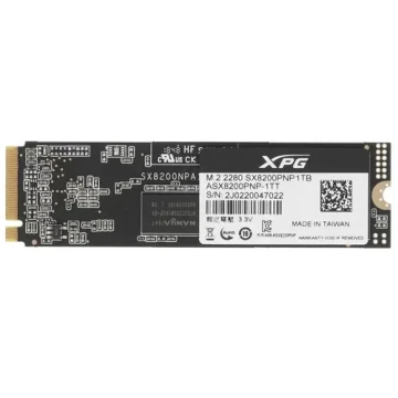 Твердотельный накопитель ADATA 1Tb ASX8200PNP-1TT-C XPG SX8200 ProNVMe M.2 2280