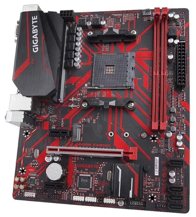 Материнская плата GIGABYTE B450M GAMING