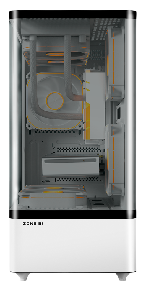 Компьютерный корпус Zone 51 Fury White (Z51CASFURWH)