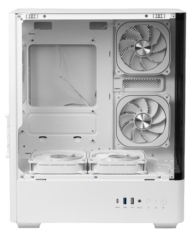 Компьютерный корпус Zone 51 Fury White (Z51CASFURWH)