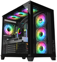 Компьютерный корпус ALSEYE Knight-B (4 fans ARGB) TG Black