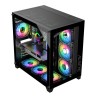 Компьютерный корпус ALSEYE Knight-B (4 fans ARGB) TG Black