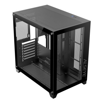 Компьютерный корпус ALSEYE Knight-B (4 fans ARGB) TG Black