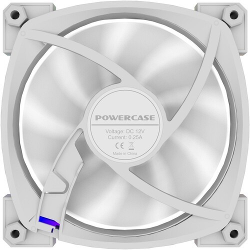 Вентилятор для корпуса Powercase (M55-12W ARGB) White