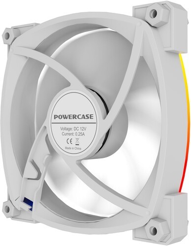 Вентилятор для корпуса Powercase (M55-12W ARGB) White