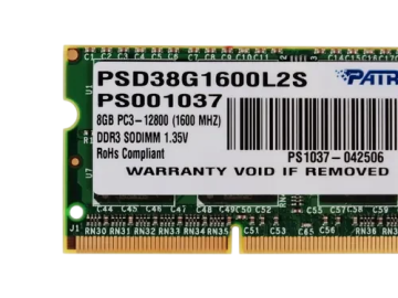 Оперативная память 8 Gb 1600 MHz PATRIOT SL (PSD38G1600L2S)
