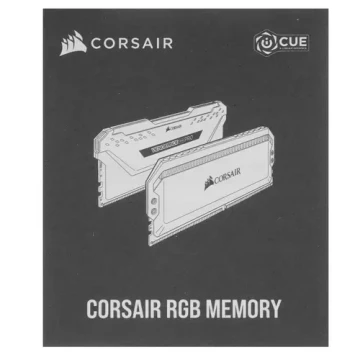 Оперативная память 16 Gb 3600 MHz Corsair VENGEANCE RGB RS Black (CMG16GX4M2D3600C18)