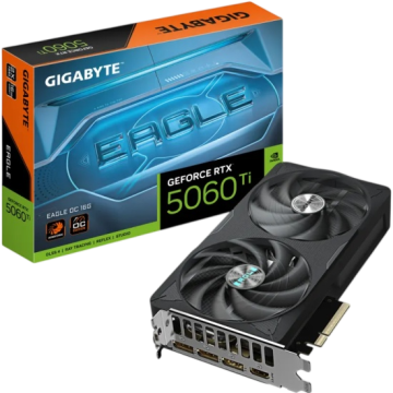 Видеокарта Gigabyte (GV-N506TEAGLE OC-16GD) GeForce RTX 5060 Ti 16GB EAGLE OC