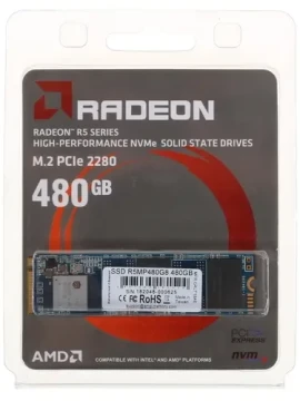 Твердотельный накопитель AMD 480 Gb Radeon R5 R5MP480G8
