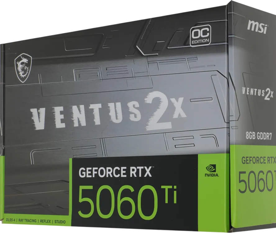 Видеокарта MSI (G506T-8V2P) GeForce RTX 5060 Ti 8G VENTUS 2X PLUS