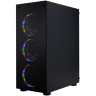 Компьютерный корпус 1STPLAYER FIRE DANCING V3-B FRGB Black (V3-B-BK-4FS1)