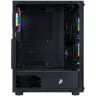Компьютерный корпус 1STPLAYER FIRE DANCING V3-B FRGB Black (V3-B-BK-4FS1)