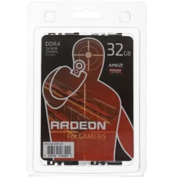 Оперативная память 32 Gb 3200 MHz AMD R9 GAMERS SERIES Black (R9S432G3206U2K)