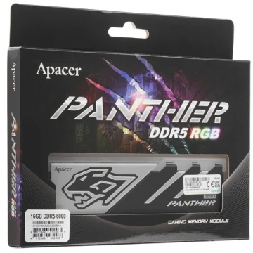 Оперативная память 16 Gb 6000 MHz Apacer Panther RGB OC Black/White (AH5U16G60C6229BAA-1)