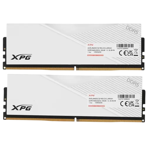 Оперативная память 32 Gb 6400 MHz ADATA XPG LANCER RGB (AX5U6400C3216G-DCLARWH)
