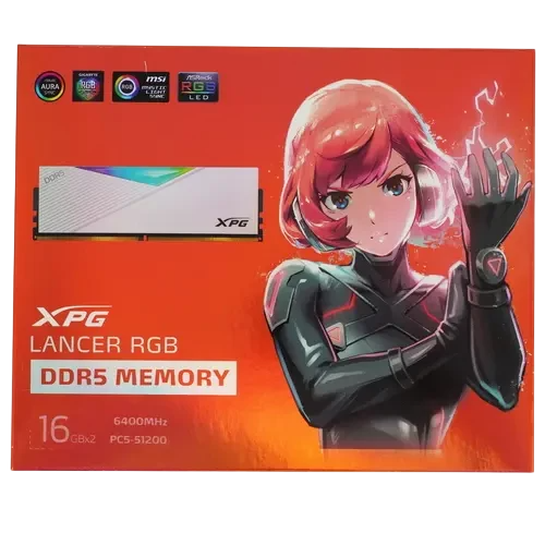 Оперативная память 32 Gb 6400 MHz ADATA XPG LANCER RGB (AX5U6400C3216G-DCLARWH)