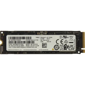 Твердотельный накопитель Samsung 512 Gb PM9A1 MZVL2512HCJQ-00B00
