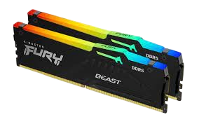 Оперативная память 32 Gb 5600 MHz Kingston FURY Beast RGB Black (KF556C40BBAK2-32)