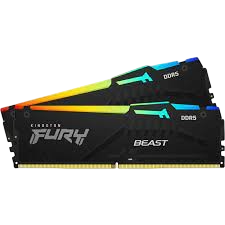 Оперативная память 32 Gb 5600 MHz Kingston FURY Beast RGB Black (KF556C40BBAK2-32)