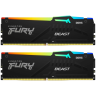 Оперативная память 32 Gb 5600 MHz Kingston FURY Beast RGB Black (KF556C40BBAK2-32)