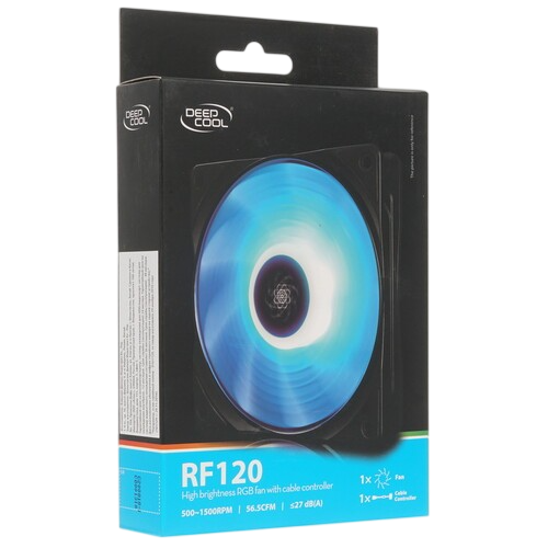 Вентилятор для корпуса Deepcool RF 120 DP-FRGB-RF120-1C