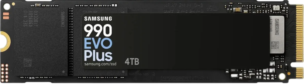 Твердотельный накопитель Samsung 4000 Gb 990 EVO PLUS (MZ-V9S4T0B/AM)