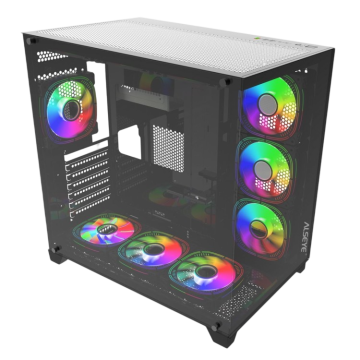 Компьютерный корпус ALSEYE Paladin-B (4 fans ARGB) TG Black