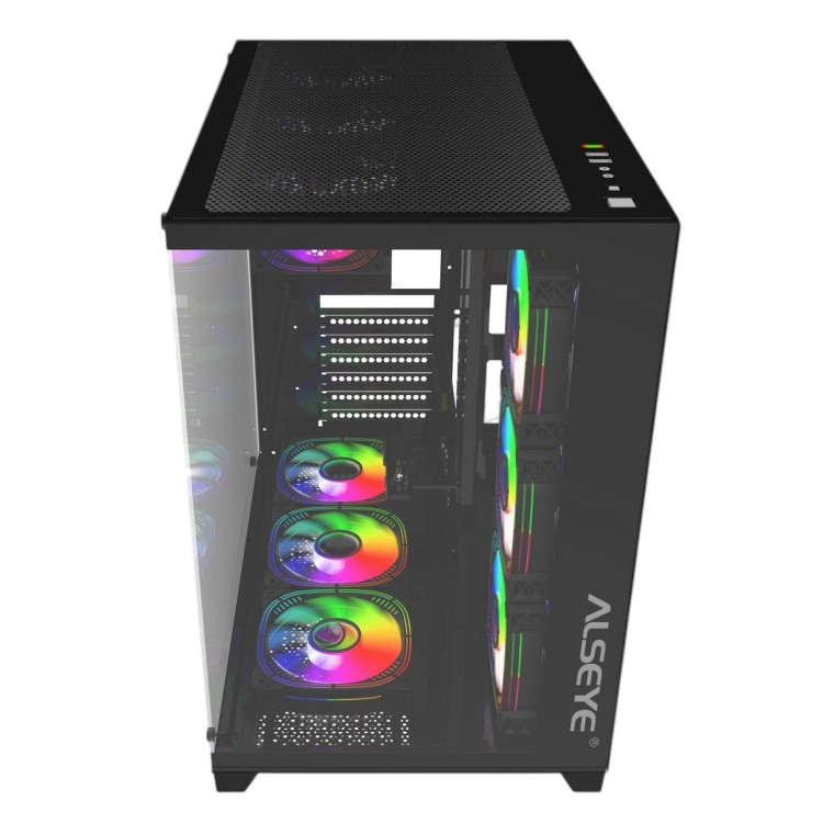 Компьютерный корпус ALSEYE Paladin-B (4 fans ARGB) TG Black