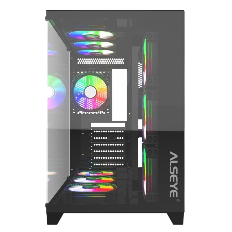 Компьютерный корпус ALSEYE Paladin-B (4 fans ARGB) TG Black