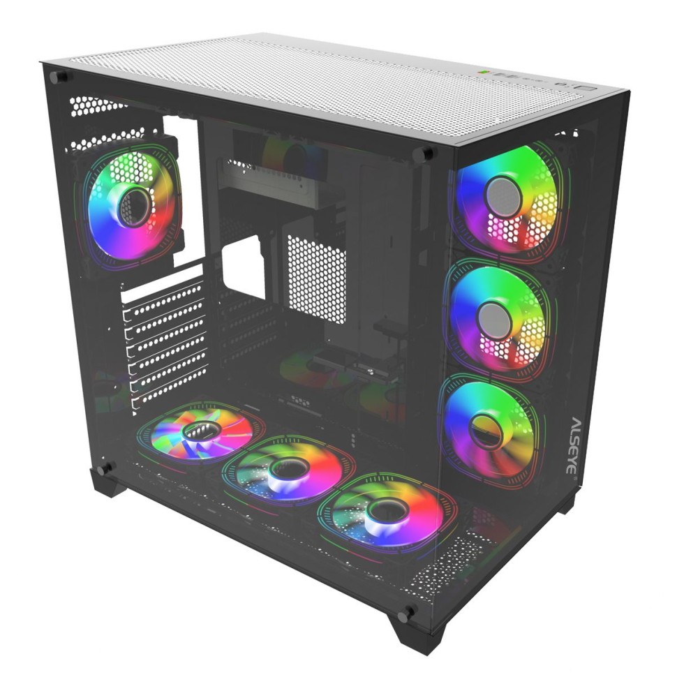 Компьютерный корпус ALSEYE Paladin-B (4 fans ARGB) TG Black