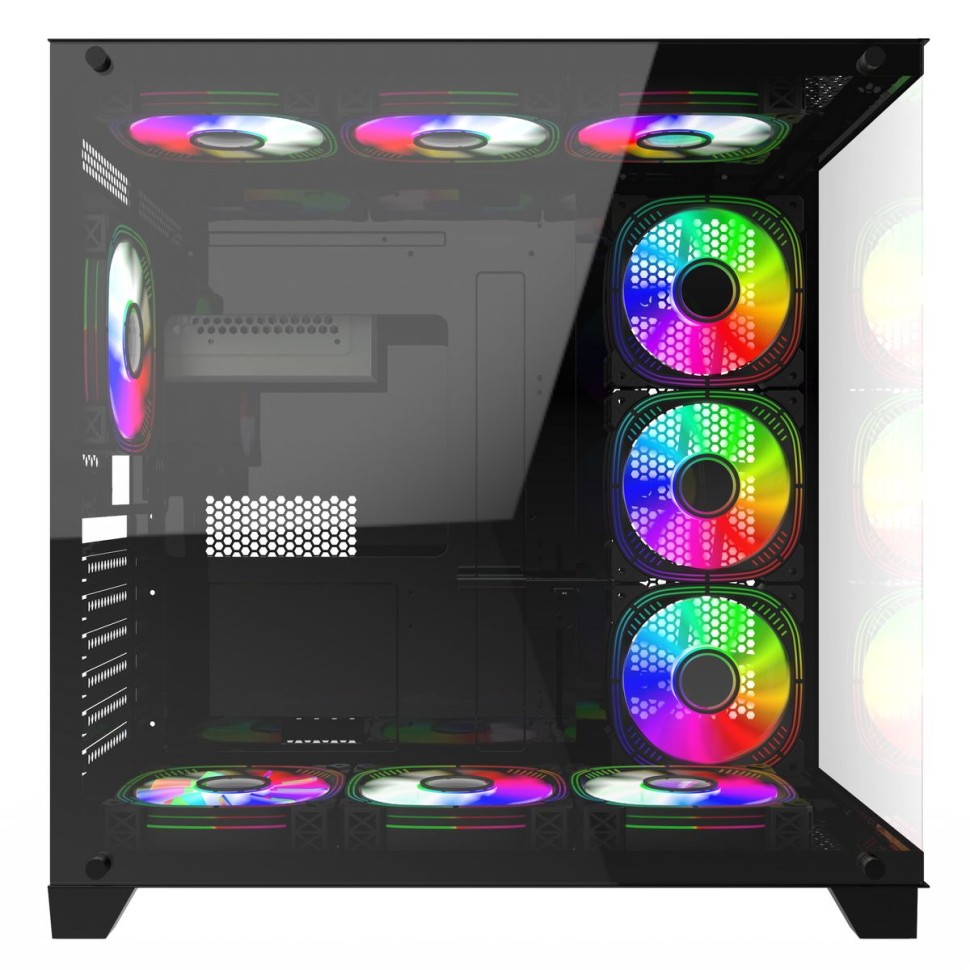 Компьютерный корпус ALSEYE Paladin-B (4 fans ARGB) TG Black