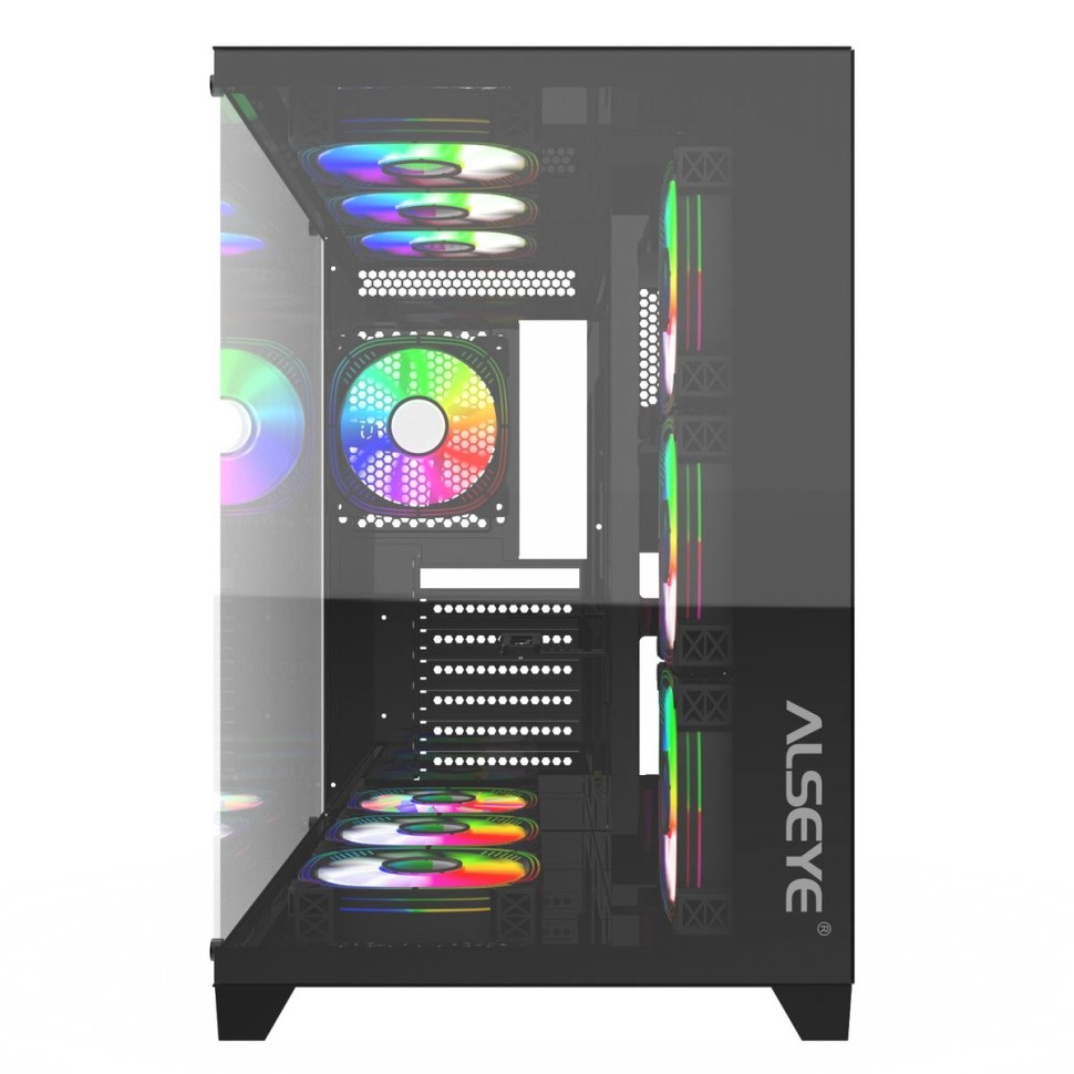 Компьютерный корпус ALSEYE Paladin-B (4 fans ARGB) TG Black