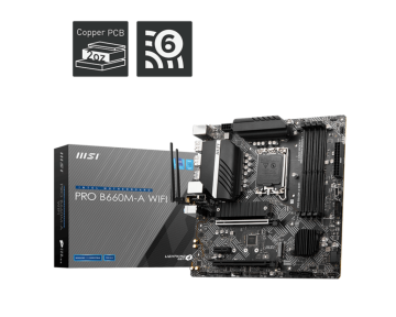 Материнская плата MSI PRO B660M-A WIFI