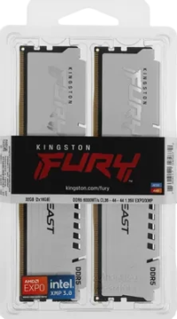 Оперативная память 32 Gb 6000 MHz Kingston FURY Beast White (KF560C36BWE2K2-32)