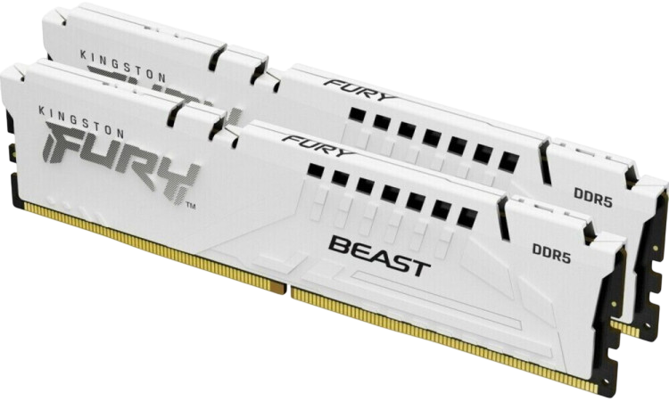 Оперативная память 32 Gb 6000 MHz Kingston FURY Beast White (KF560C36BWE2K2-32)